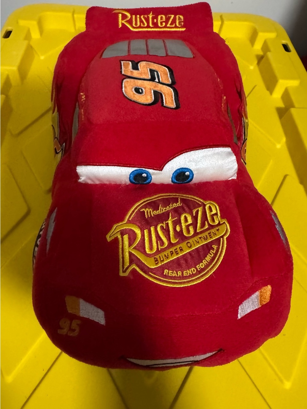 Disney Red Lightning McQueen Plush Car - Picture 2 of 7
